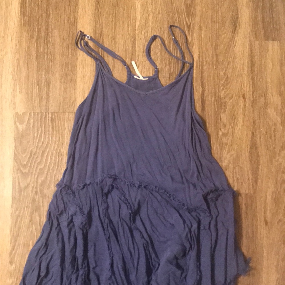 Free People Intimately blue handkerchief dress